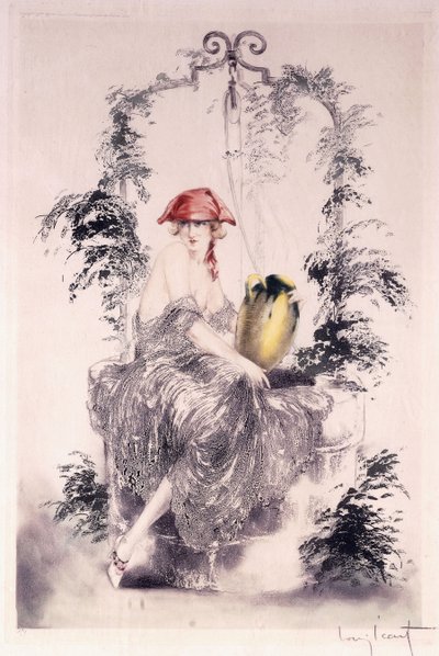 The Well by Louis Icart