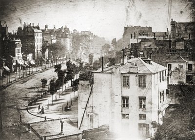 Boulevard du Temple by Daguerre by Louis Jacques Mande Daguerre