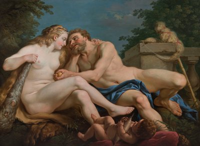 Hercules and Omphale by Louis Jean François Lagrenée