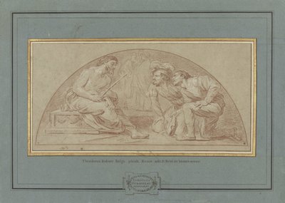 Mocking of Christ by Louis Jean Jacques Durameau