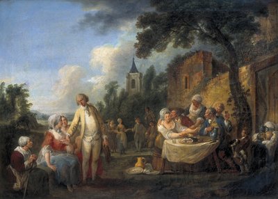 The Village Festival by Louis Joseph (1731 98) Watteau