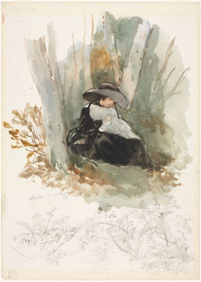 Marie at Bellevue by Louis Joseph Gallait