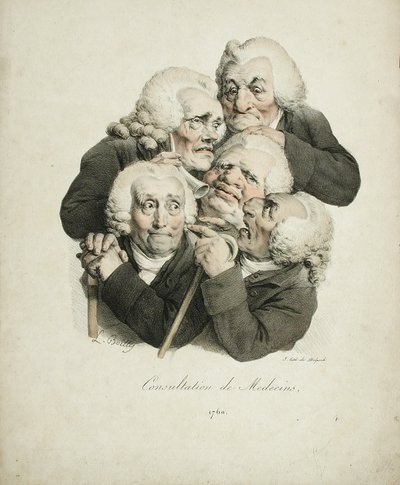 Consultation of Doctors by Louis Leopold Boilly