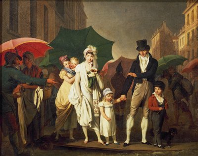 Downpour by Louis Leopold Boilly