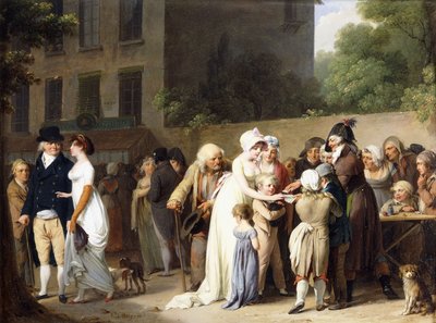 The Conjurer on the Boulevards by Louis Leopold Boilly