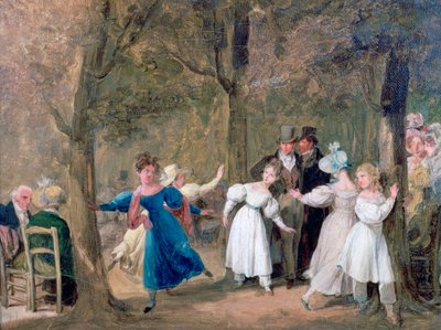 Reunion in the Luxembourg Gardens by Louis Leopold Boilly