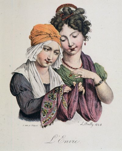 Seven Deadly Sins: Envy by Boilly by Louis Leopold Boilly