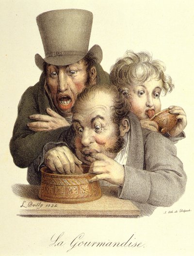 Seven Deadly Sins: Gluttony by Louis Leopold Boilly