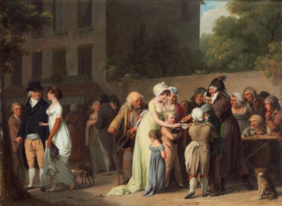 The Card Sharp on the Boulevard by Louis Leopold Boilly