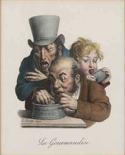 The Gluttony by Louis Leopold Boilly
