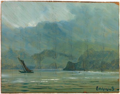 Pale Blue Landscape by Louis M. Eilshemius