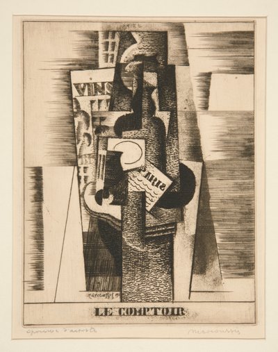 The Counter by Louis Marcoussis