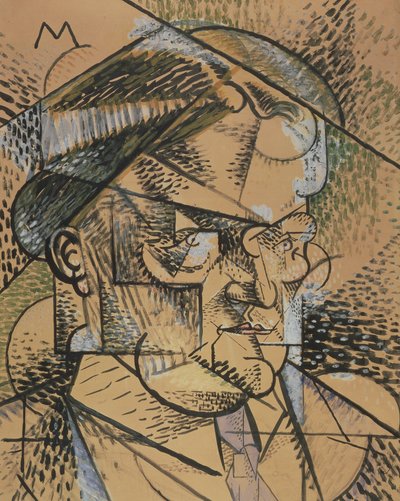 Portrait of Edouard Gazanion, 1912 by Louis Marcoussis