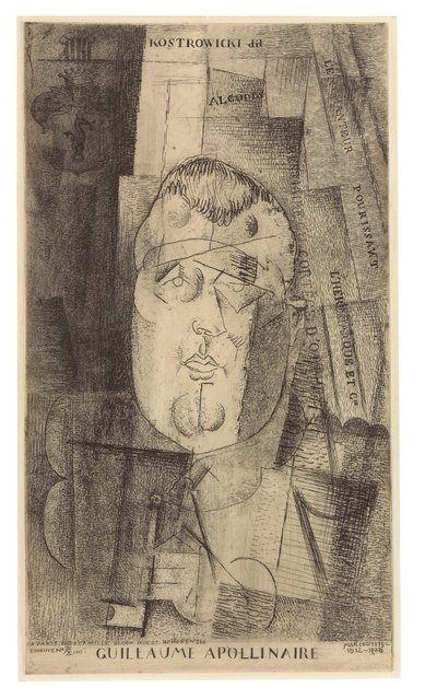 Portrait of Guillaume Apollinaire by Louis Marcoussis