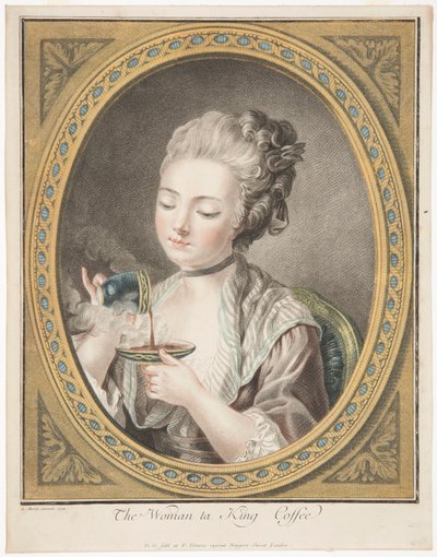 The Woman Taking Coffee by Louis Marin Bonnet