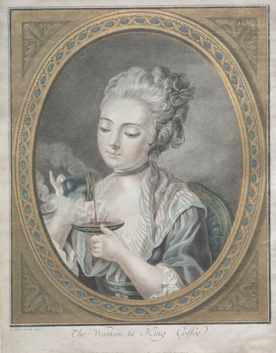 The Woman Taking Coffee by Louis Marin Bonnet