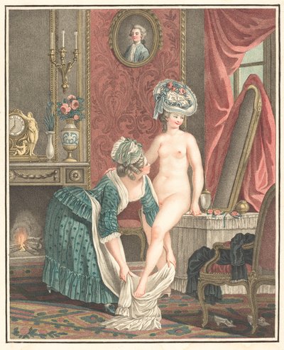 The Toilet by Louis Marin Bonnet after Nicolas René Jollain