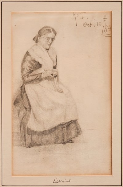 Knitting by Louis Michel Eilshemius
