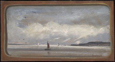 New York Harbor by Louis Michel Eilshemius