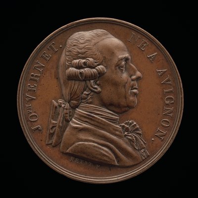 Claude-Joseph Vernet, Painter [obverse], 1826 by Louis Michel Petit