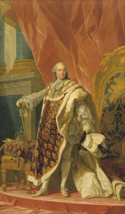 Louis XV of France (1710-1774) by Louis Michel van Loo