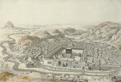 Mecca by Louis Nicolas de Lespinasse