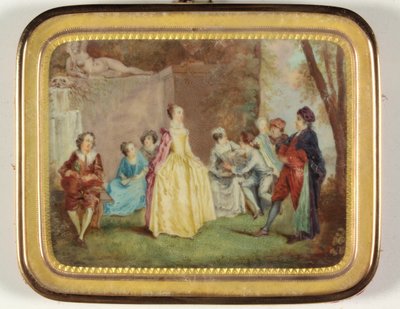Fete Champetre by Louis Nicolas van (manner of) Blarenberghe