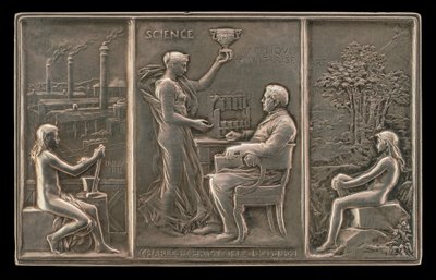 Charles Christofle, 1805-1863, Silversmith (obverse) by Louis Oscar Roty