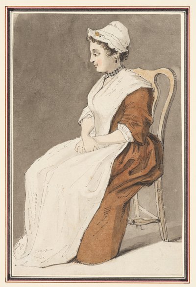 Seated Woman by Louis Philippe Boitard