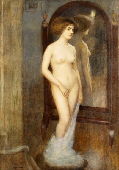 A Nude at the Mirror by Louis Picard