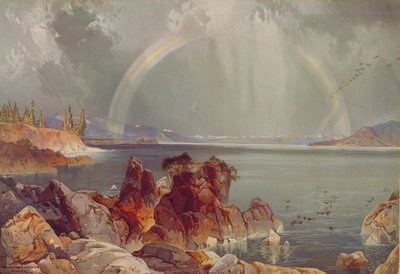 Yellowstone Lake by Louis Prang