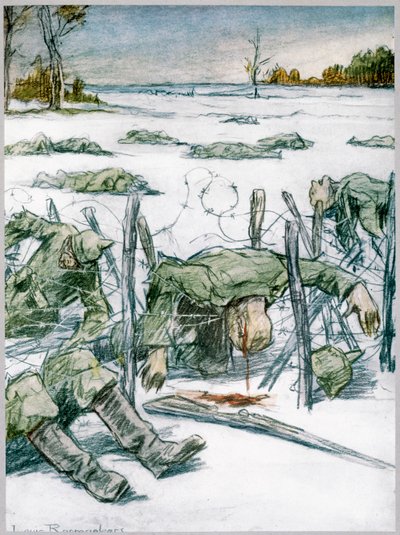 Barbed Wire by Louis Raemaekers