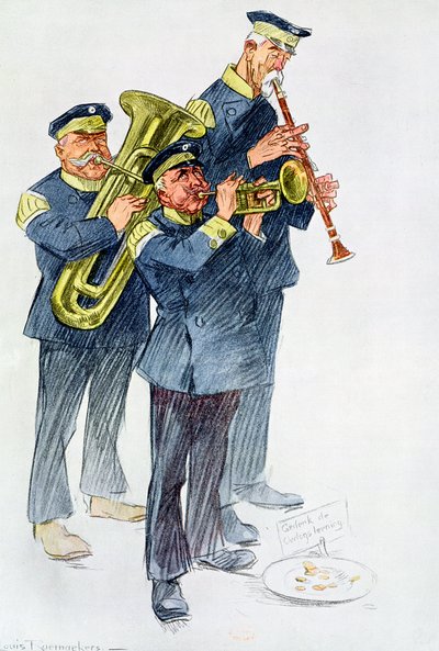 War Loan Music, 1916 by Louis Raemaekers