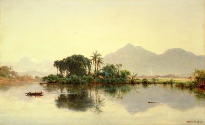 On the Orinoco, Venezuela by Louis Rémy Mignot