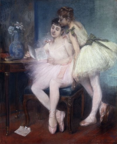 The Letter by Louis Robert Carrier Belleuse