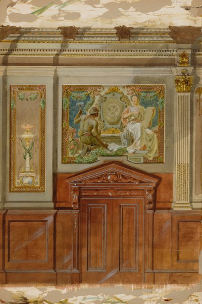 Arbitration, late 19th-early 20th century by Louis Schaettle