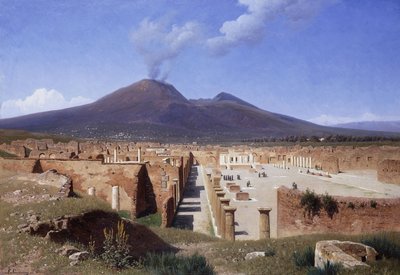 Vesuvius from Pompei, 1883 by Louis Spangenberg