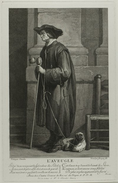 The Blind Man Begging by Louis Surugue