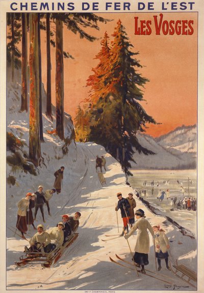 Les Vosges Poster by Louis Tauzin