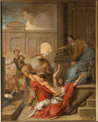 Flogging of St. Paul by Louis Testelin
