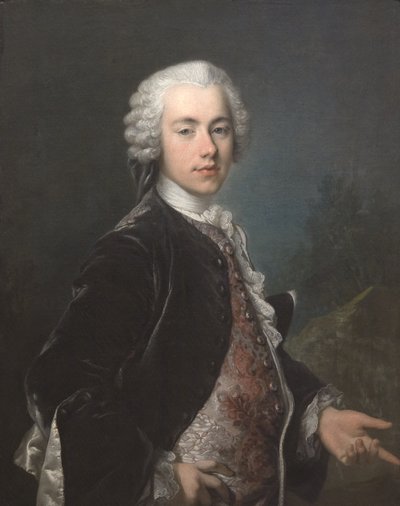 Portrait of Frederik Berregaard by Louis Tocqué