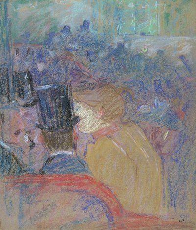At the Theatre by Louis Valtat