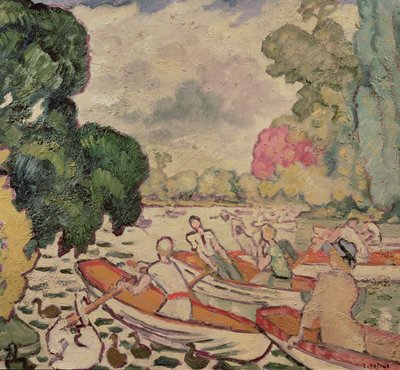Boats in the Bois de Boulogne by Louis Valtat