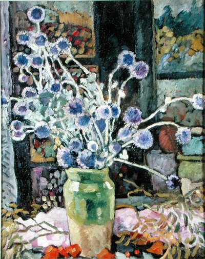 Bouquet of Flowers at the Window by Louis Valtat