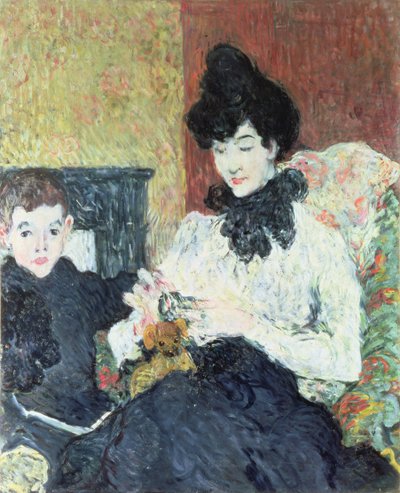 Madame Doubrere and her Son by Louis Valtat