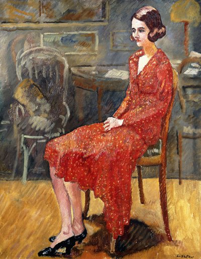 Miss Suzanne, Sitting by Louis Valtat