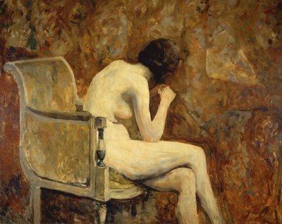 Nude in an Armchair by Louis Valtat