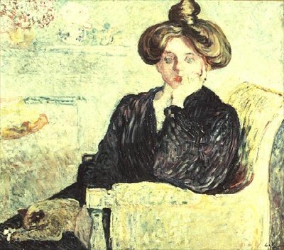 Pensive Young Woman by Louis Valtat