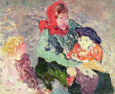 The Red Scarf by Louis Valtat