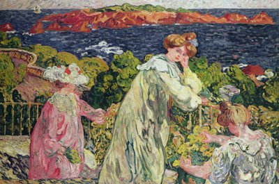 Three Women on the Balcony by Louis Valtat